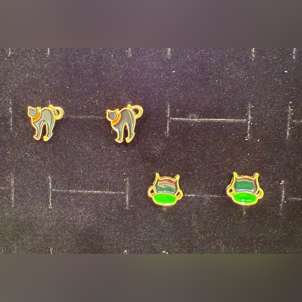 Fun Halloween Fashion Earrings 2 Pack
